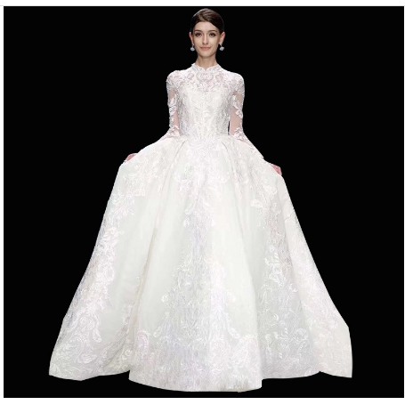 Gaun Pengantin Wanita Dengan Model Bergaya Mewah Untuk Pesta Pernikahan 2020