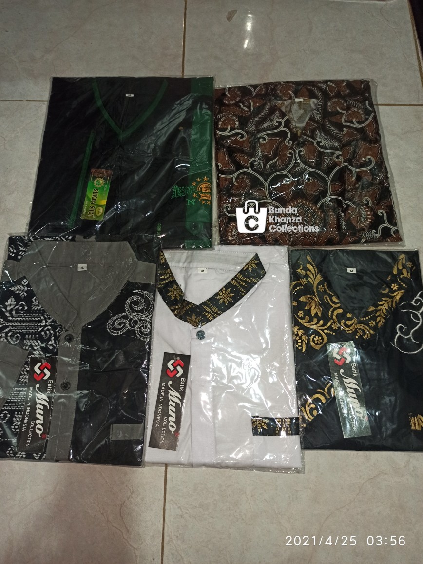 Baju Batik Pria Kemeja Batik Lengan Panjang