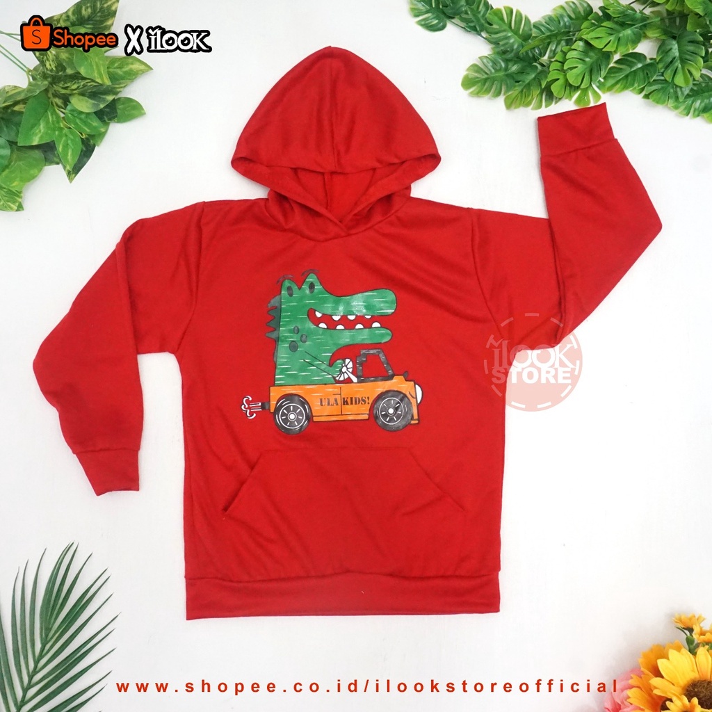 ilook | Sweater Anak Hoodie Alligator | Sweater Anak Modern | Hoodie Anak Alligator | Motif Alligator