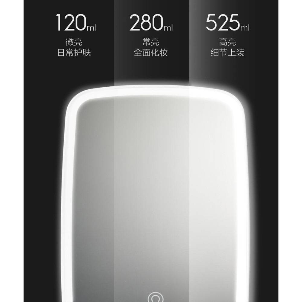 Xiaomi Mijia Jordan&amp;Judy Cermin Makeup Mirror LED Light Rechargeable - NV026 - White