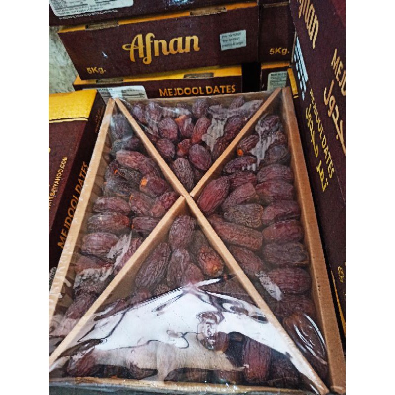 

Kurma Medjool AFNAN DATES 5 Kg hight Quality 100% | Kurma Medjoul | Kurma Medjol