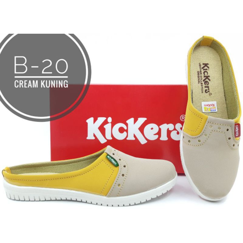  Sepatu  Flat Shoes  wanita Kickers  kode B 20 Shopee Indonesia