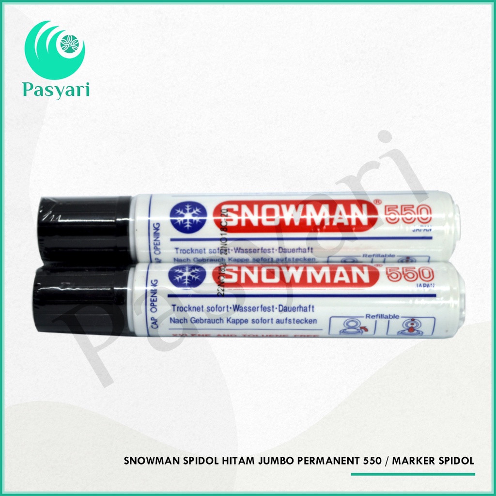 

Snowman Spidol Hitam Jumbo Permanent 550 / marker spidol