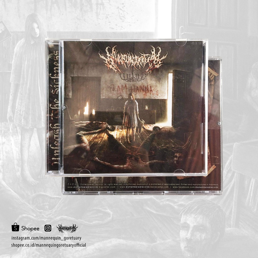 CD MANNEQUIN GORETUARY ( Jewellcase & Digipak)
