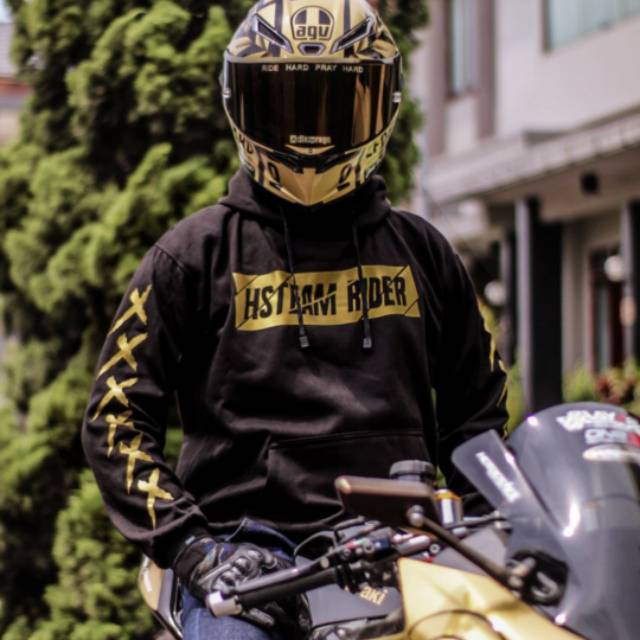 Hoodie Sunmori Hsteam Rider FSHN Ride Style Gold Edition