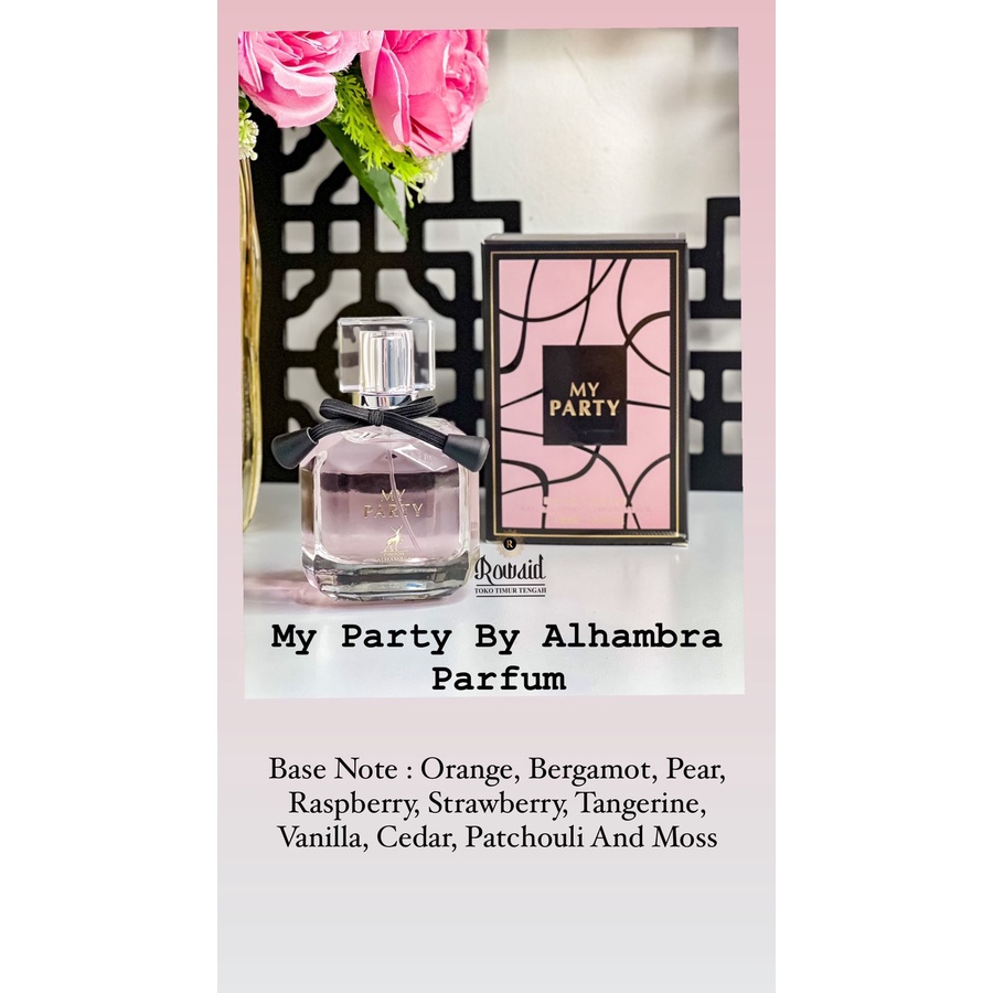 MY PARTY BY MAISON AL HAMBRA EAU DE PERFUME