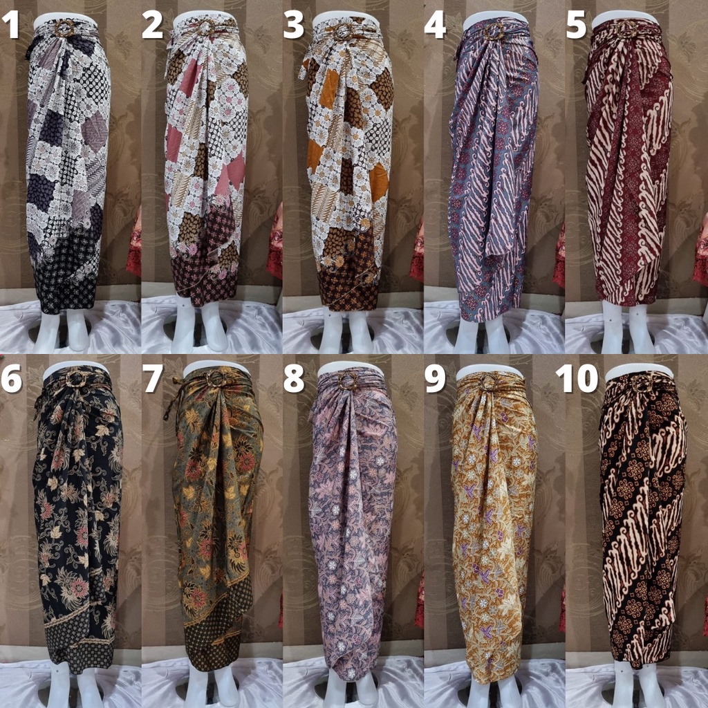 ROK LILIT / KAIN LILIT BAWAHAN KEBAYA/ ROK BATIK / BAWAHAN BATIK ANEKA PILIHAN MOTIF BATIK