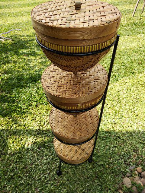 Rak Bambu Tutup Susun 4