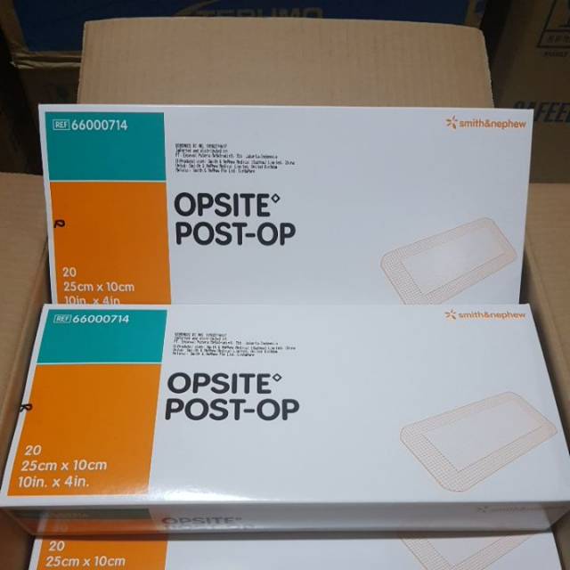 OPSITE POST-OP 25x10 cm / Plester tahan air / Opsite 25cm x 10cm / Opsite 25x10