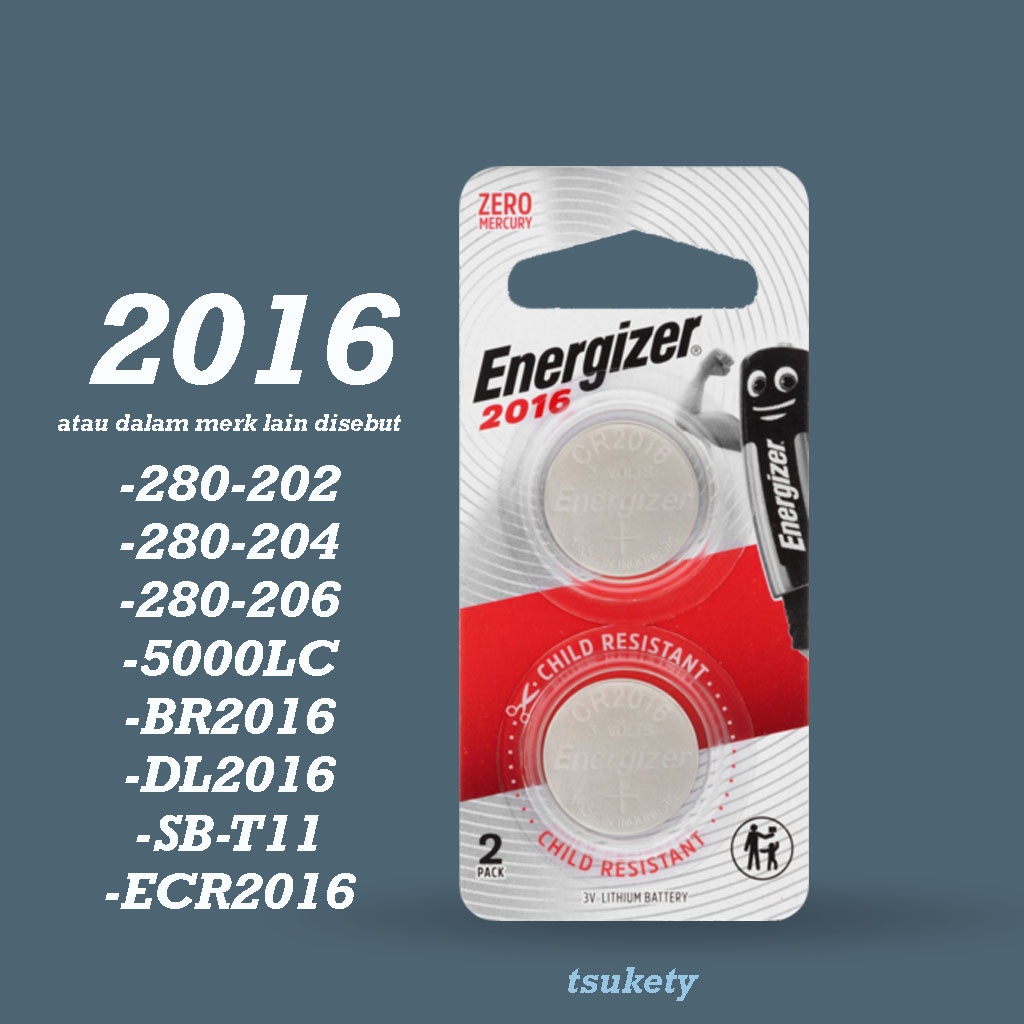 Baterai Battery Energizer 2016 / 280-202 / 280-204 / 280-206 / 5000LC