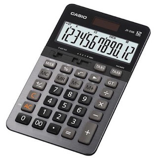 

CODE148 Casio Heavy Duty Calculator JS-20B - Kalkulator Kantor Office JS 20 B