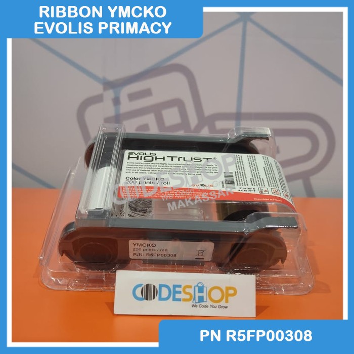 Ribbon Evolis Primacy 308 Color Ymcko 200 Sisi Pn : R5FP00308