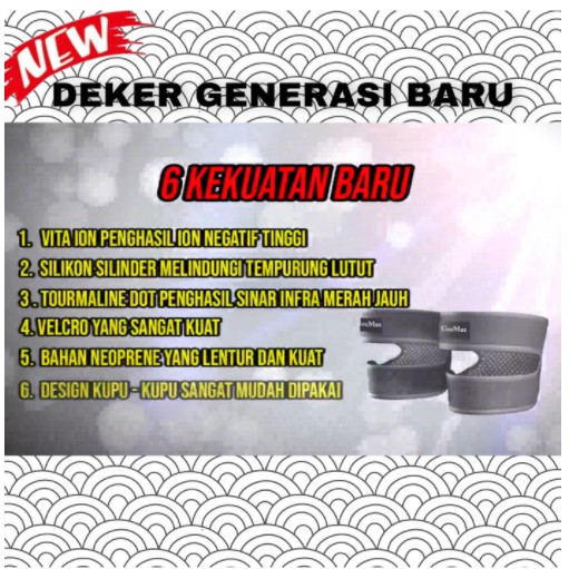 GeeMax Power Knee Gee Max - Deker Lutut - Alat Terapi Lutut