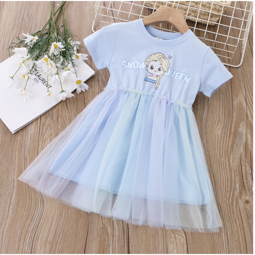 babyfit baju anak perempuan dress tutu dengan lengan pendek import cy-730r