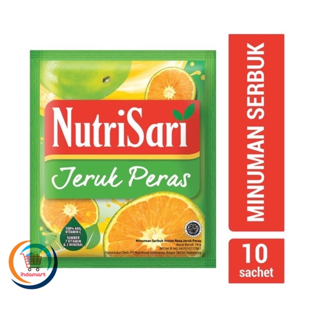 Nutrisari Minuman Serbuk 14 gr isi 10 sachets