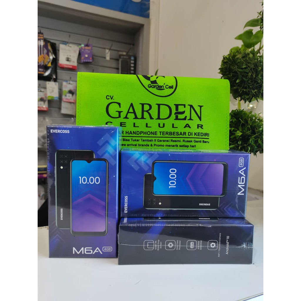 EVERCOSS M6A RAM 4/32GB GARANSI RESMI