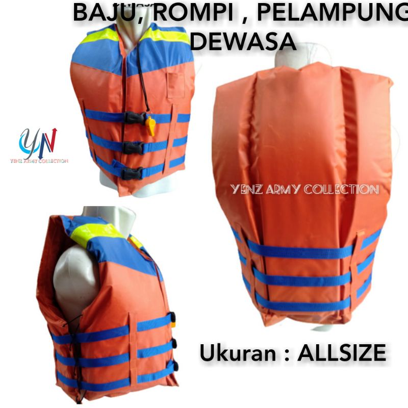 Baju ,rompi pelampung dewasa