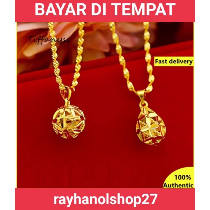 NEW!!! TERBARU DARI RO-27 KALUNG MELINTIR+LIONTIN LAPIS EMAS 24 K