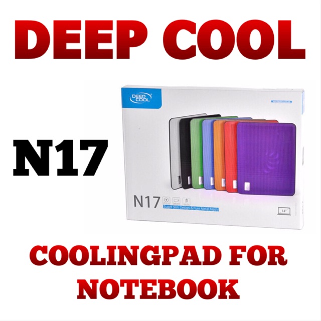 Deep Cool N17 Coolingpad Notebook ( Deepcool ) Original Produk.