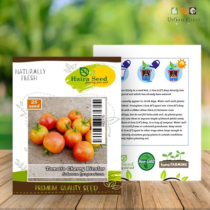 Bibit-Biji Tomat Cherry Bicolor (Haira Seed)