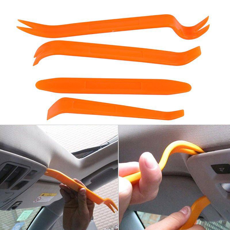 QH-51 SET ISI 4 PCS (SESUAI FOTO) Audio : Tools ; Alat Kaca Film ; Squeegee ; Scrap ; Clip Panel ; Dashboard