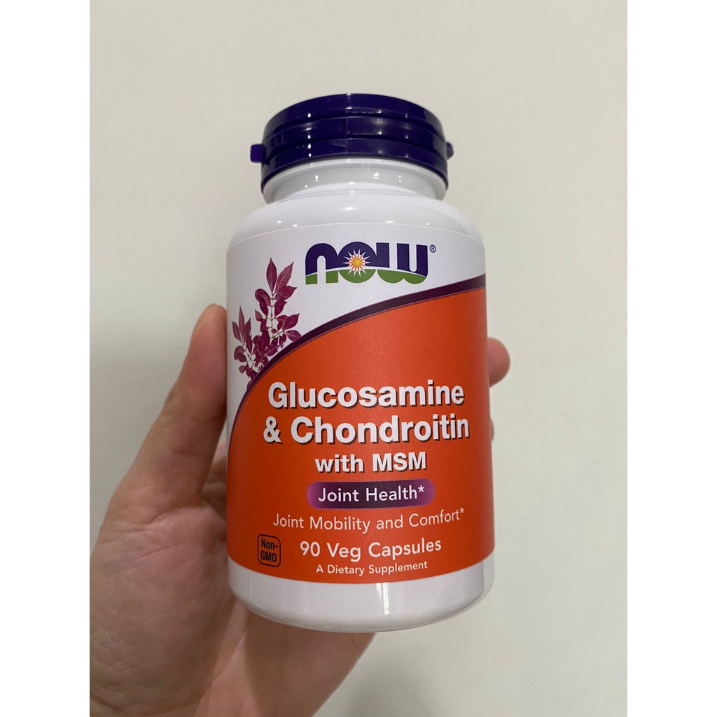 NOW Glucosamine Chondroitin MSM Glukosamin Suplemen Persendian