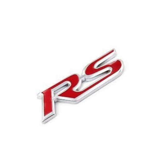 Logo Emblem Rs 3D Merah Mobil Honda Bahan Logam Besi Chrome Civic Jazz City Mobilio