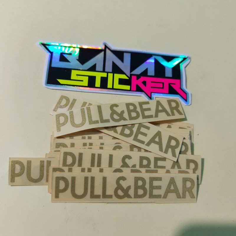 STICKER PULL AND BEAR CUTTING