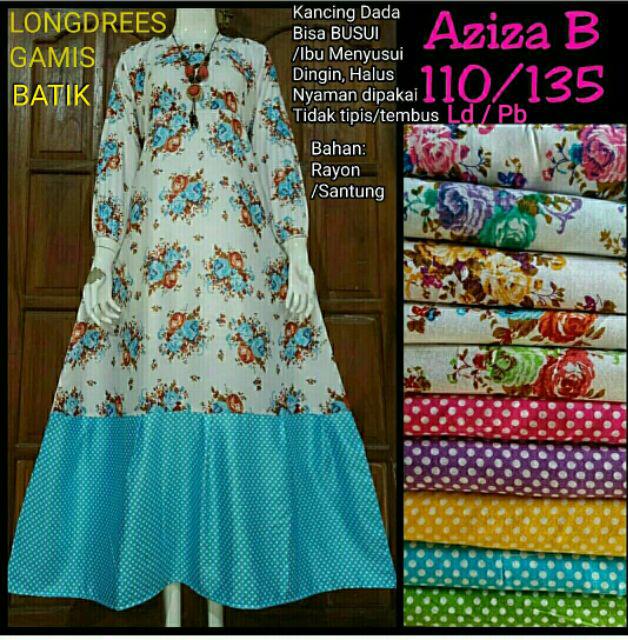 Gamis Batik Cantik Dingin Halus