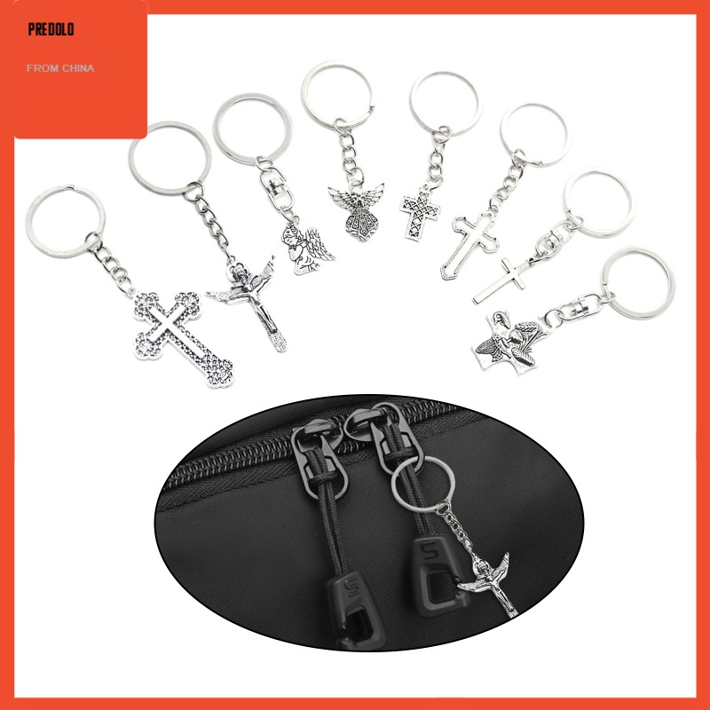 [In Stock] 8Pcs Mixed Crosses Charms Pendants Symbol Bulk Spiritual Fashion for Party