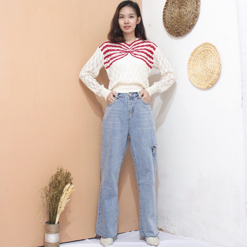 VIERLIN - Jeans 903 - HIGH WAIST BAGGY JEANS