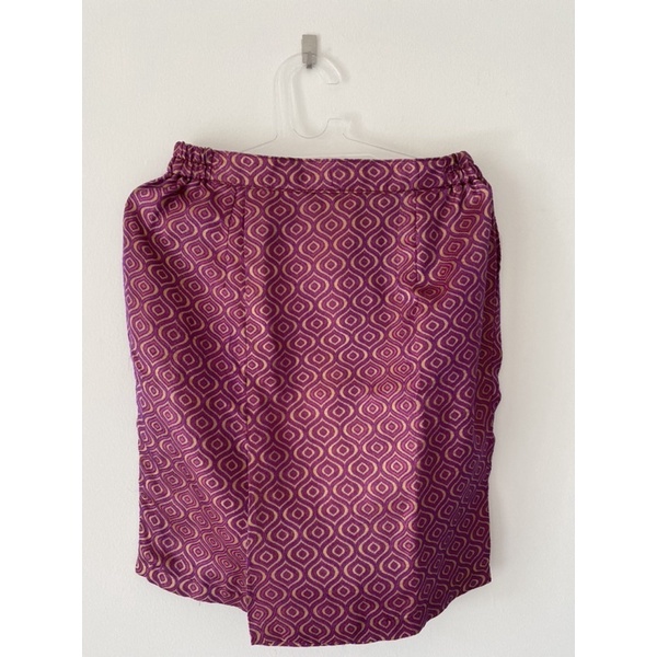 bawahan kebaya rok songket pink mini