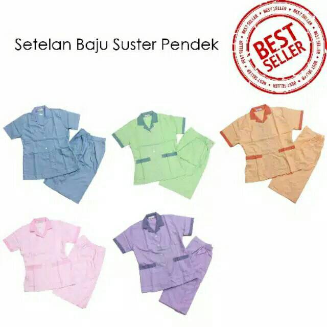 Baju suster / setelan baby sister kulot / seragam baby sister