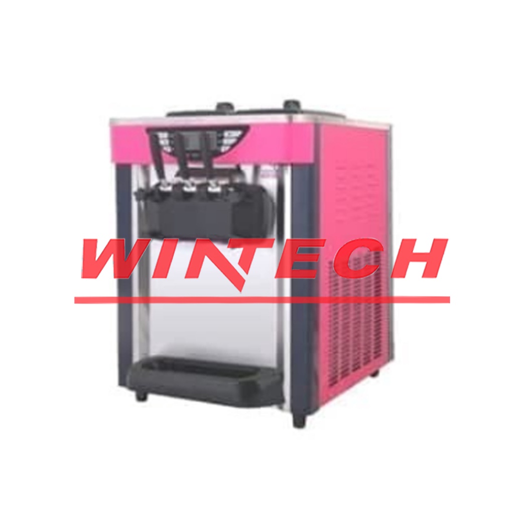 IC32TT mesin es krim cone 3 tuas / Soft Ice Cream Machine