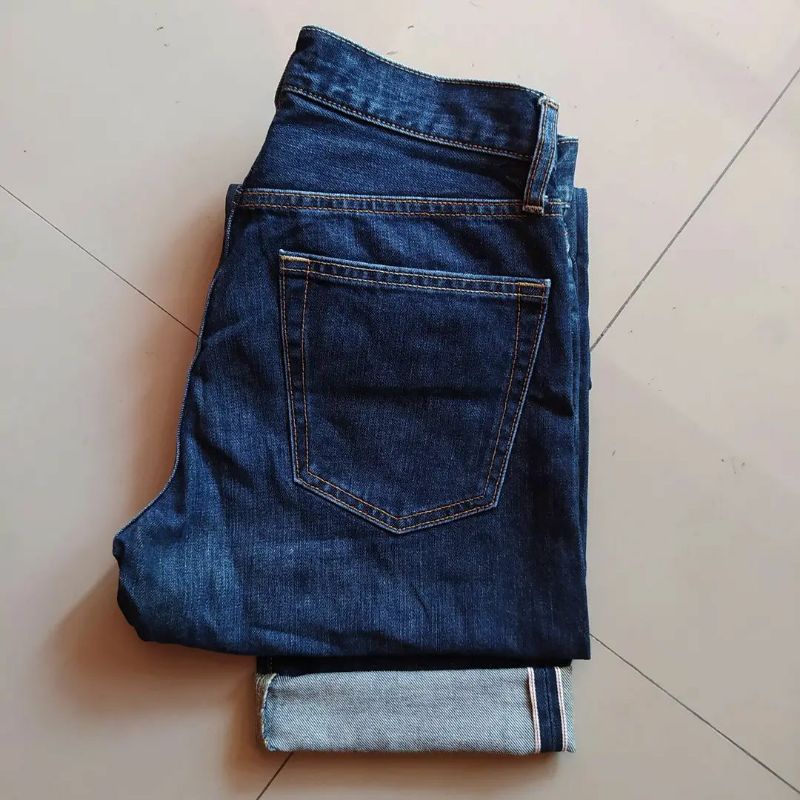 uniqlo denim selvedge second