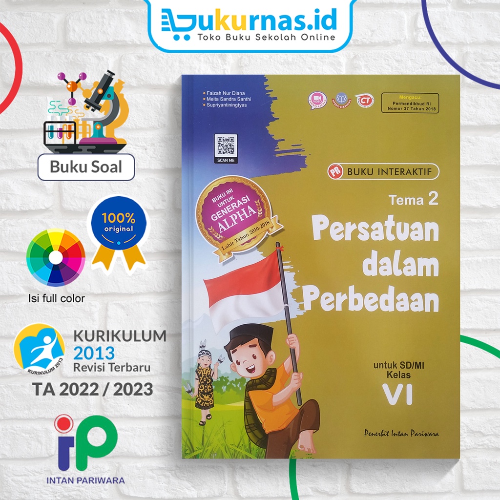 Buku PR Interaktif SD/MI Kelas 6 Tema 2 - Intan Pariwara