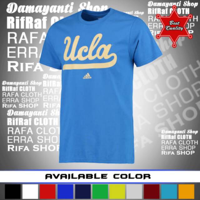 kaos t-shirt adidas ucla.baju custom ready bigsize