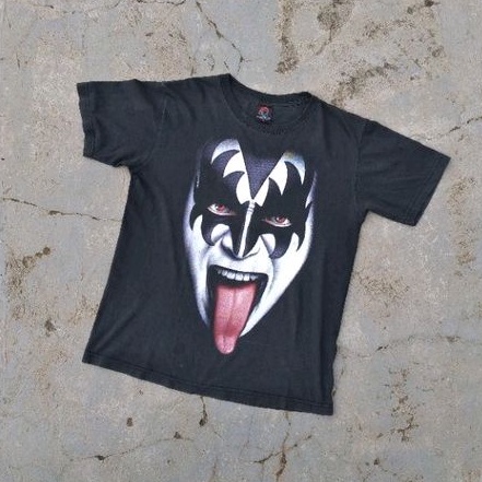 Kaos Tshirt Band Kiss Vintage Second