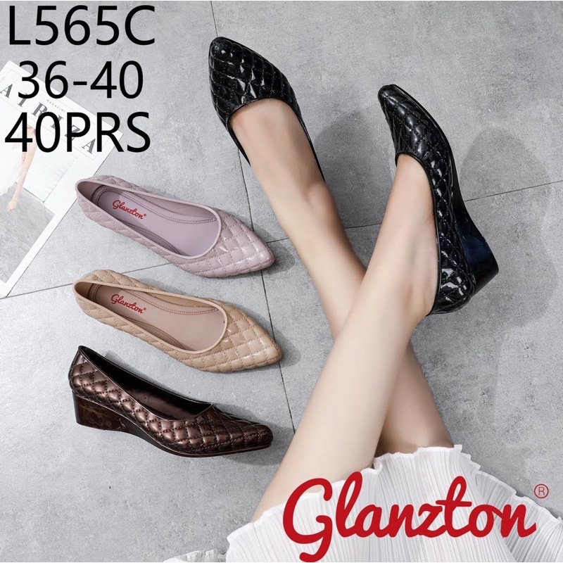 Sepatu Wanita Jelly Wedges Glanzton Wajik