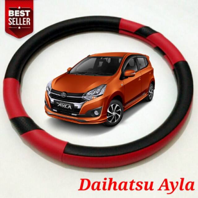 Sarung stir cover stir mobil daihatsu ayla