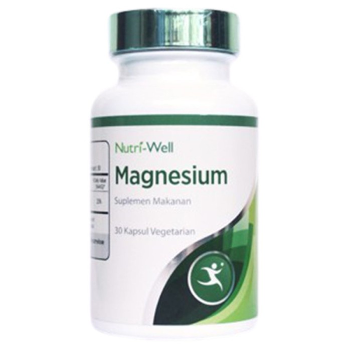 nutri-well magnesium 30 kapsul-BPOM