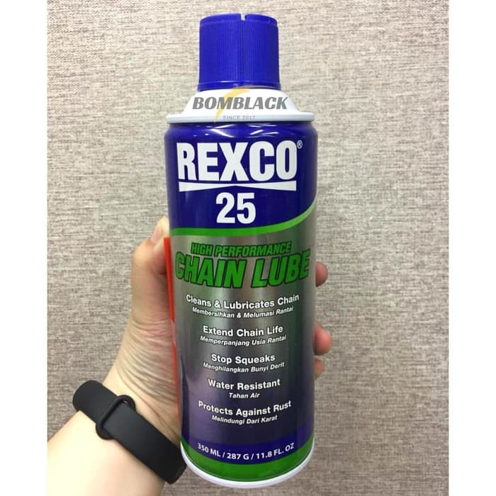 BB49 Pelumas Rantai REXCO 25 350ml Chainlube Minyak Oli Rantai Motor