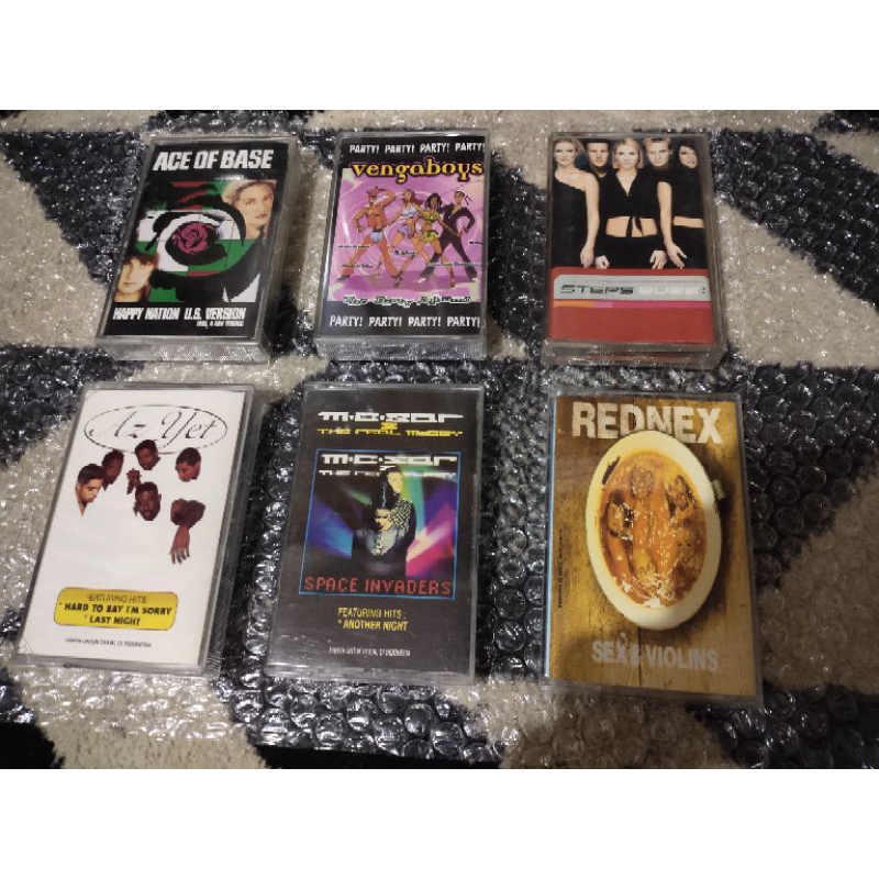 kaset pita ace of base - vengaboys - steps - az yet - mc sar - rednex