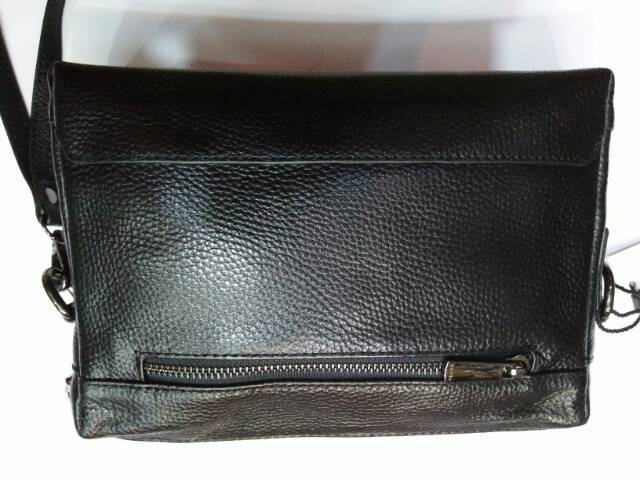 Clucth handbag slempang kulit asli import emboss C