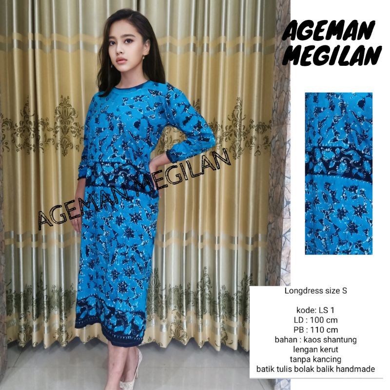 Daster Kaos Batik Tulis Murah size S