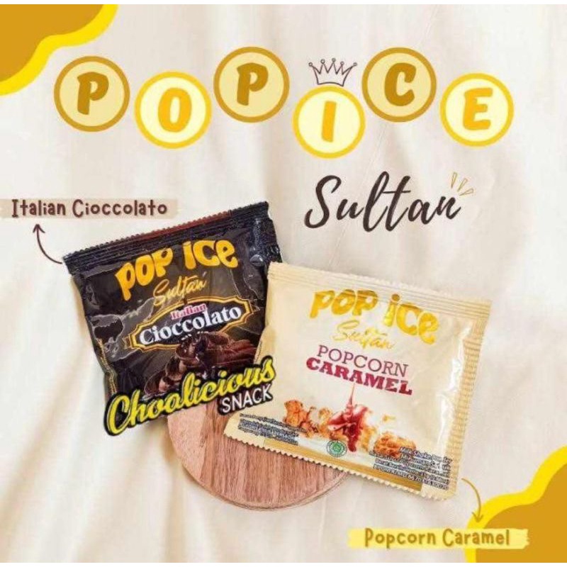 

Pop ice Sultan Cioccolato & Popcorn Caramel