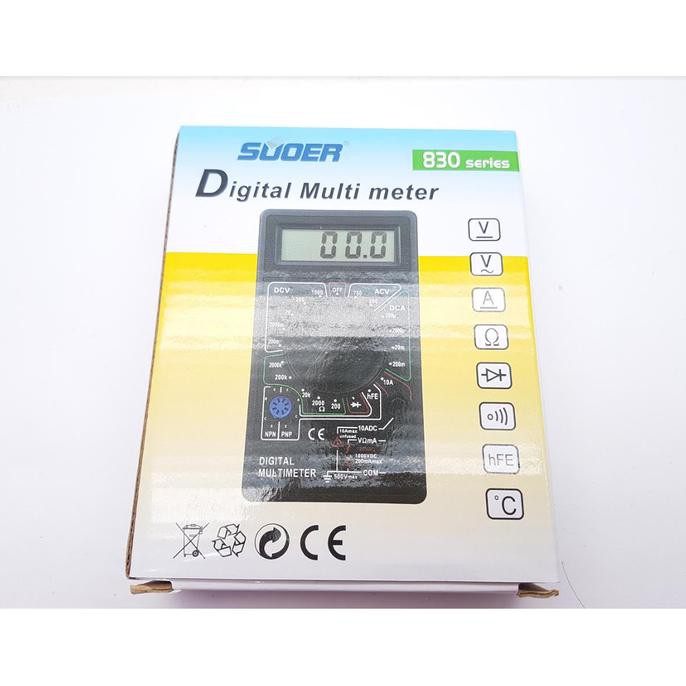 Discount Digital Multimeter Multitester Suoer Dt-830D Dt830D Dt 830 D Ananv3 Ori