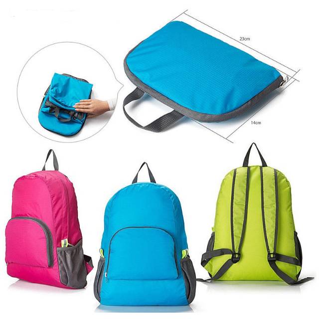 BS446 Tas Ransel Lipat Serbaguna/Foldable Travel Backpack