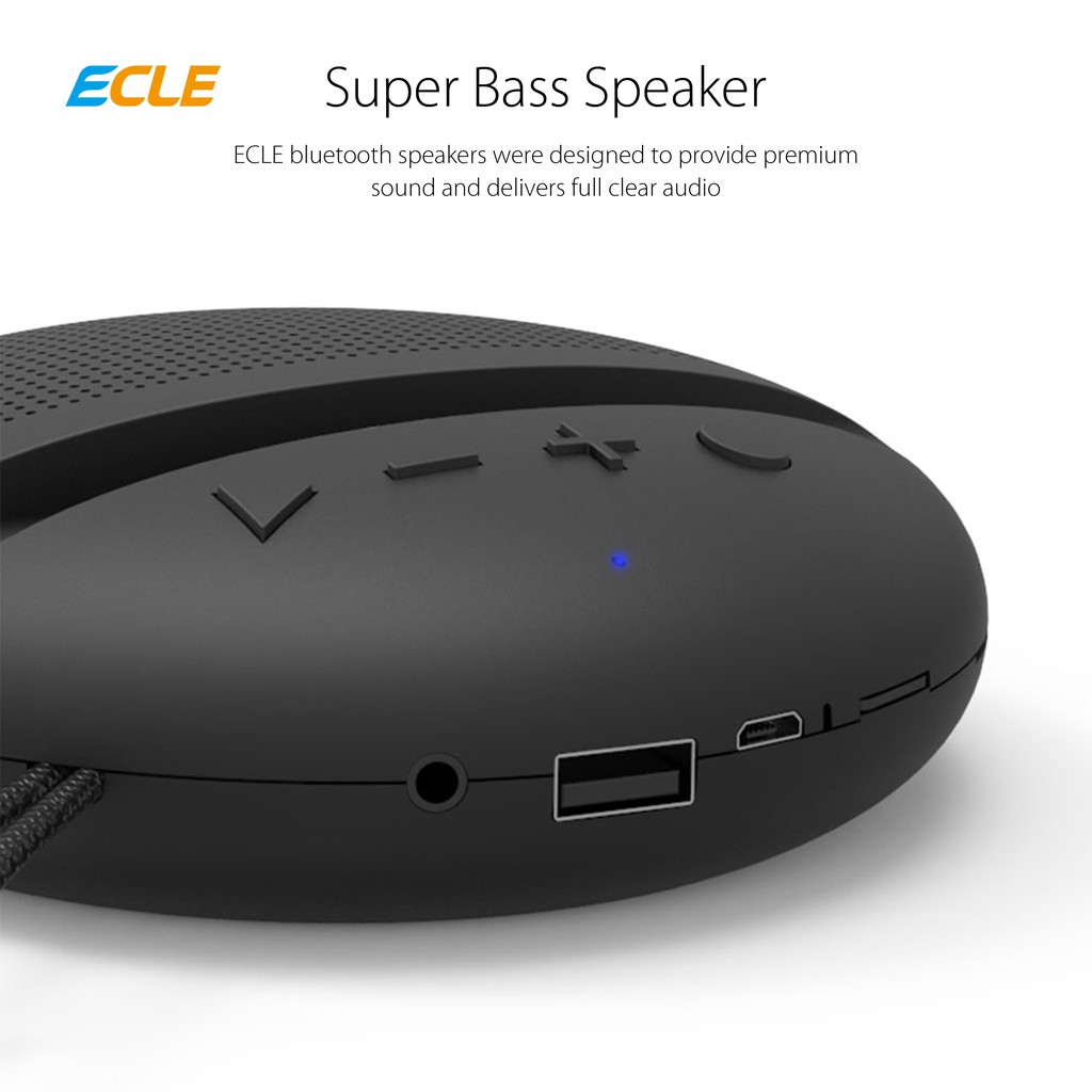 ECLE BSE-1602 Bluetooth Speaker Magnetic Circular 1200mAh-Circular Speaker