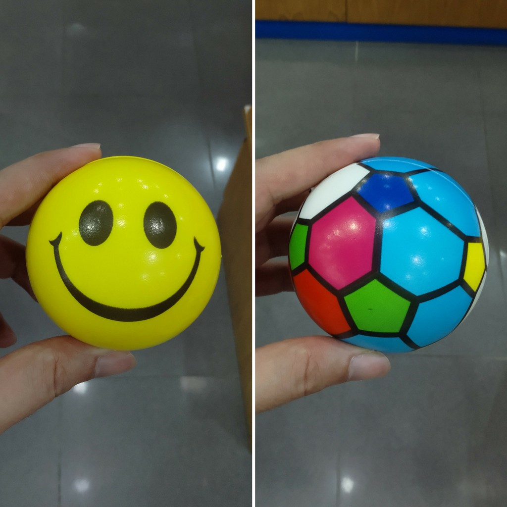 Squishy Mainan Anak Bola Busa Smile dan Warna warni Kualitas Bagus